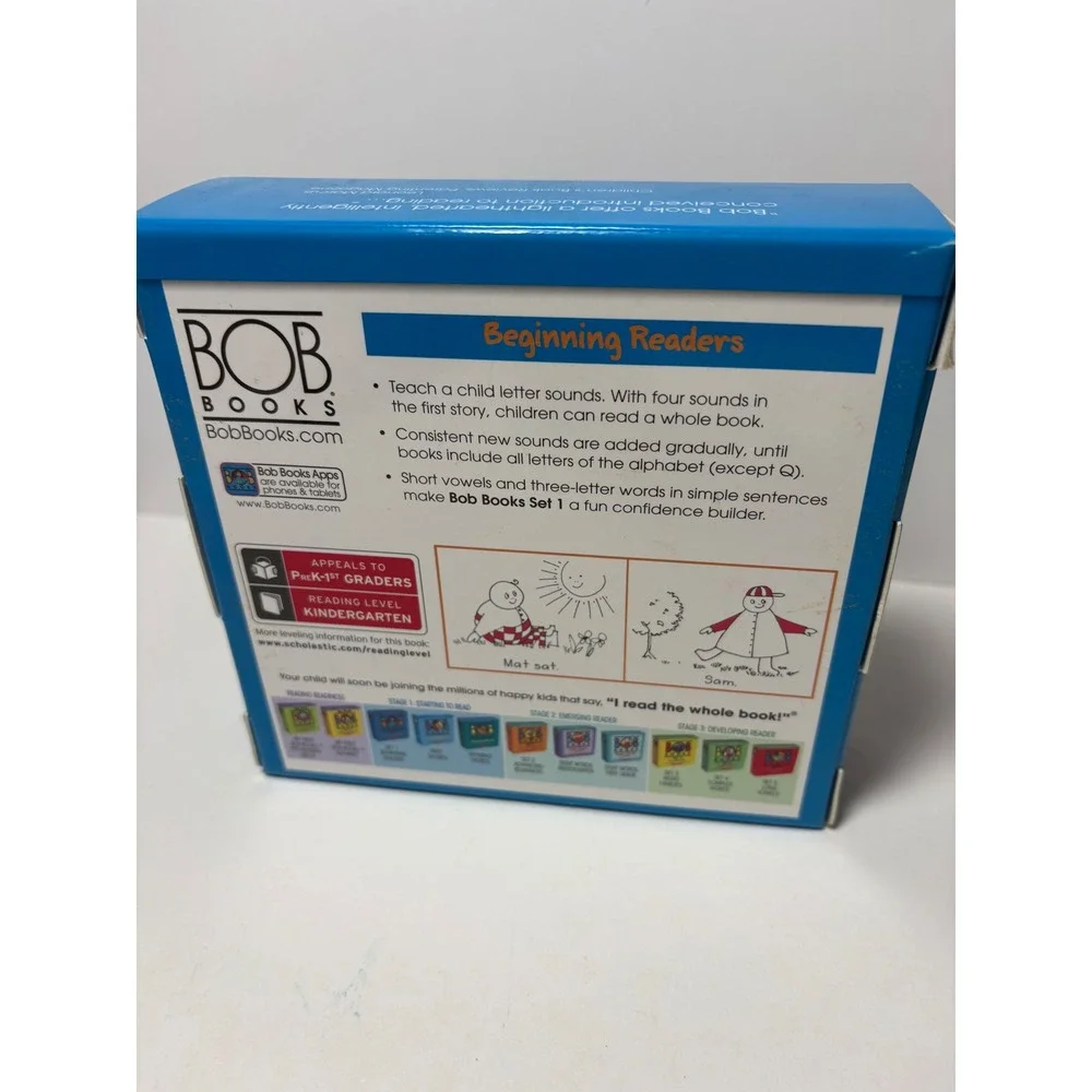 Bob Books Set 1 Beginning Readers 12 Book Box Set Scholastic Phonics Stage 1